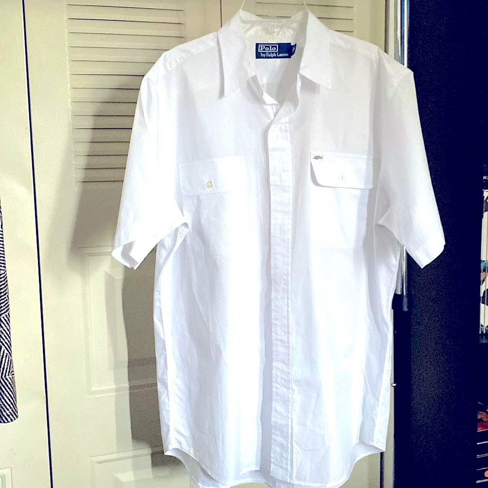POLO By Ralph Lauren white short sleeve men’s shirt